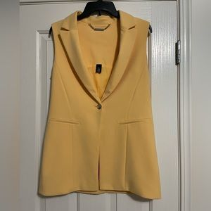 White House Black Market Yellow Vest